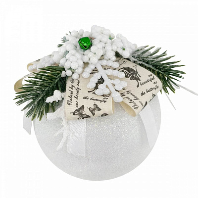 Підвіска декорована MIS LT Куля 8 см в асортименті