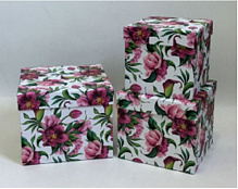 Коробка подарункова UFO W5231 18.x18x15.5 см Flowers