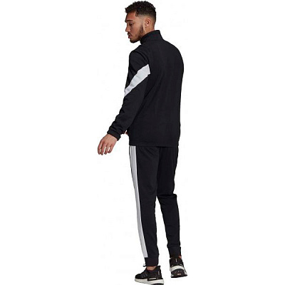 Спортивний костюм Adidas M COTTON TS GM3826 р. M чорно-білий