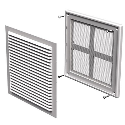 Решітка Вентс МВ 150 Мс пластик білий