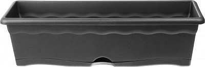 Ящик балконный Plastiken Terrа Jardinera 7552 прямоугольный 12 л антрацит (7552 antr) 