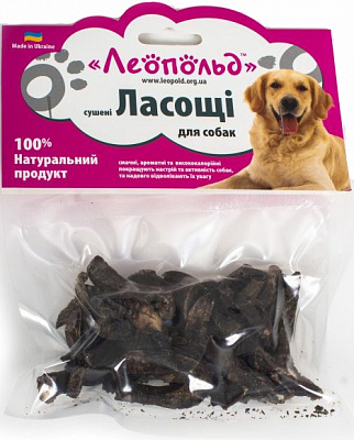 Ласощі Леопольд серце сушене 100 г 4820185492065