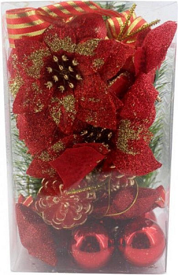 Декорація новорічна Міні підвіски в наборі 24 шт. EPI-W01-512/3