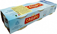 Консерва Callipo Тунец стейки в собственном соку 3х80 г