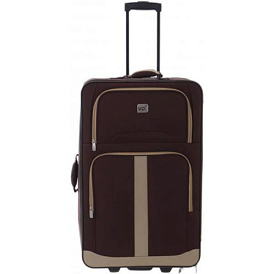 Чемодан UP! (Underprice) 1020NC 30 л коричневый 51х35х17 см 