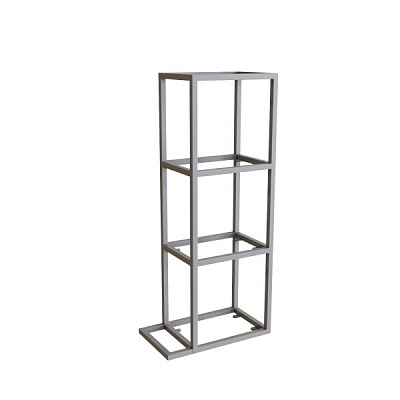 Стелаж Altstahl Cante 3/1 з одним поручнем (250х340х980) сірий