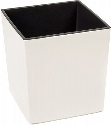 Горщик для квітів Lamela Юка 400 квадратний 41,2л білий