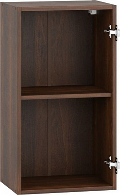Шкаф верхний Грейд распашной 400x720x300 мм орех темный 