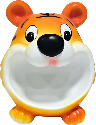 Декоративная новогодняя фигура Zhongyang Economic улыбка тигра 15 см 