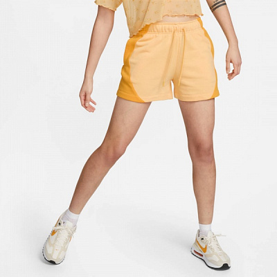 Шорты Nike W NSW AIR FLC MR SHORT DV8052-795 р. L желтый