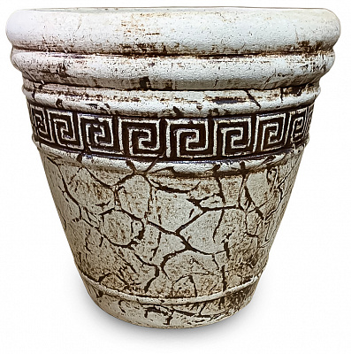 Горшок шамотный Наша Кераміка Дорош М круглый 13 л античный коричневый