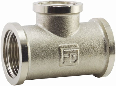 Тройник комбинированный ВВВ FADO S.r.l никель 3/4