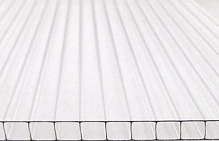 Поликарбонат сотовый Sototherm 1УФ ПК 4 мм 2000x1050 мм прозрачный 