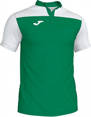Поло Joma POLO SHIRT HOBBY II GREEN-WHITE S/S 101371.452 2XS зелений