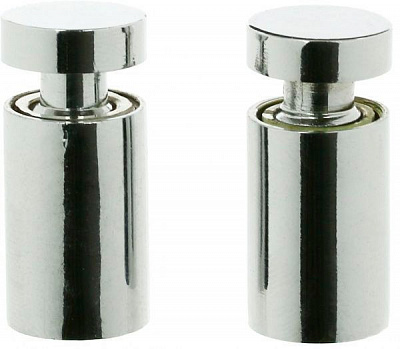 Тримач для скла дистанційний KR STK 1B 16х30 мм хром 2 шт./уп. DC