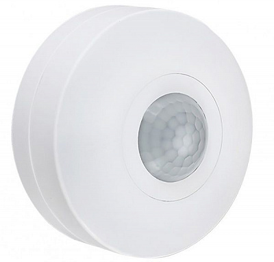 Датчик движения IEK ДД 025 360° 6м 1200W IP20 белый LDD11-025-1200-001