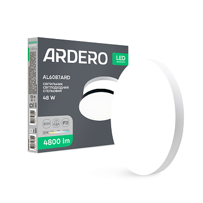 Светильник светодиодный ARDERO 48 Вт 3000/4000/6500 IP20 AL6087 48 w