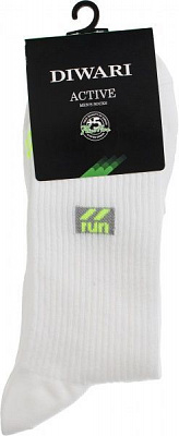 Шкарпетки Diwari ACTIVE 024 р. 44-45 білий