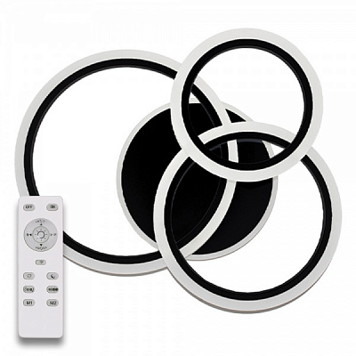 Люстра світлодіодна Luminaria 3x90 Вт чорний SONNE 90W 4R BLACK