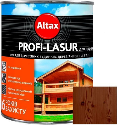 Лазур Altax Profi-Lasur палісандр бронз шовковистий мат 0,75 л