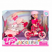Ігровий набір Shantou Лялька Мілана на велосипеді 4606