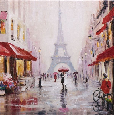 Репродукция Город 28-36 28x28 см 