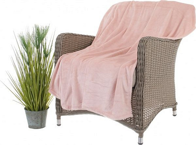 Плед Evening sand 160x200 см розовый La Nuit 