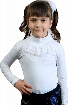 Кофта DaNa-kids праздничный БТД-9 р.128 белый 