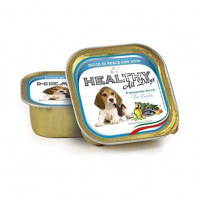Корм Healthy All days паштет риба та яйце 150 г