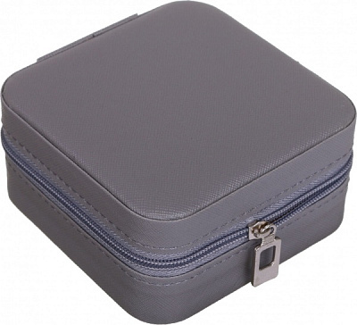 Шкатулка для украшений Royal tiny 10х10х5 см серая