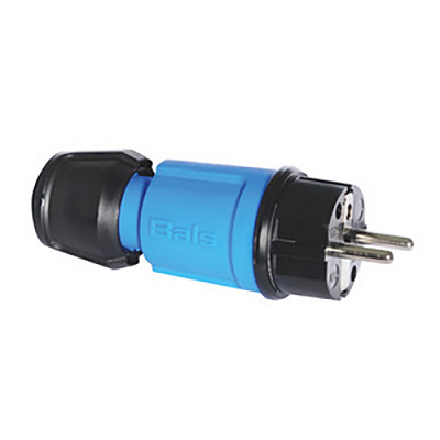 Вилка кабельна Bals 16А 230V SCHUKO IP44 MULTI-GRIP синій 7370
