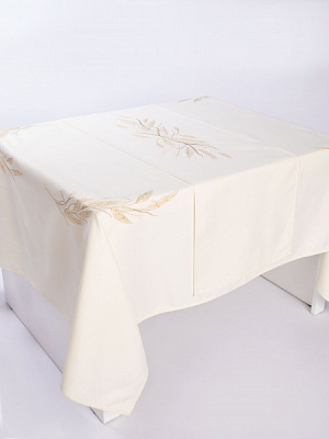 Дорожка на стол Рожь 334-22/00 40x140 см молочный крем Эдельвика 