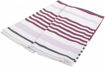 Набір рушників Stripes 40x60 см UP! (Underprice) червоний/смужка