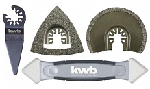 Набір полотен для мультиінтструмента KWB для плитки 4 шт 708750