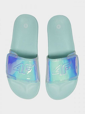 Шлепанцы 4F HJL21-JKLD003-35S р. 35 бирюзовый