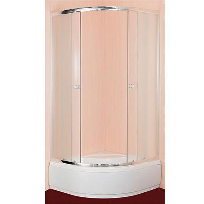 Душова кабіна King Sun ЕКО-16580x80x195 профіль хром скло матове