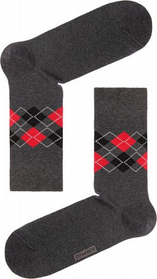 Шкарпетки чоловічі Conte DW Happy 15с-23СП 015 р. 27 темно-сірий