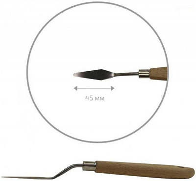 Мастихин 11924 ромб 4,5 см код 1020 Rosa Start 