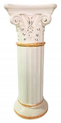 Колона декоративна біла Н80 см
