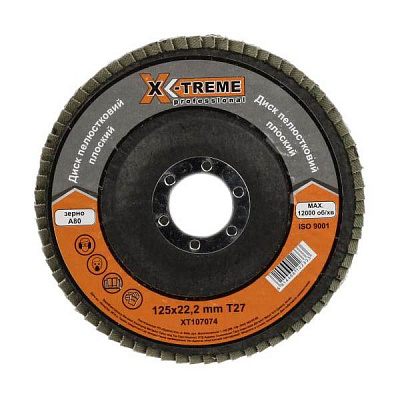Диск лепестковый X-treme Т27 125x22.2 мм А80