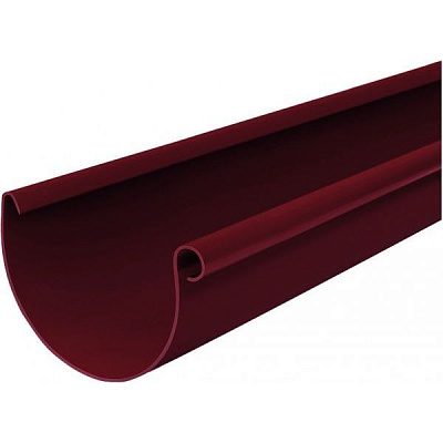 Желоб водосточный Bryza 125 мм 3 м красный 