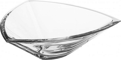 Ваза стеклянная прозрачная Triangle 30,5 см Bohemia