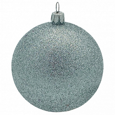 Елочная игрушка MISLT Куля d 20 см 20 см серебряный