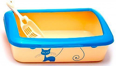 Туалет для котів під наповнювач 41х30х14см, Р 547-А