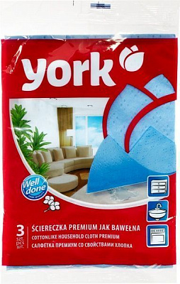Серветка універсальна York SUPREME 35х50 см см синій