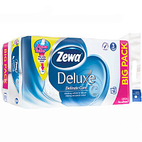 Туалетная бумага Zewa Deluxe трехслойная 16 шт.