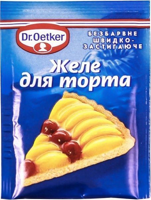 Желе для торта прозоре 8 г Dr. Oetker (5941132002201)