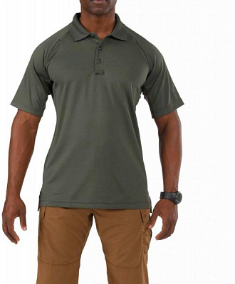 Футболка поло 5.11 Tactical Performance Polo - Short Sleeve Synthetic Knit р.L TDU Green