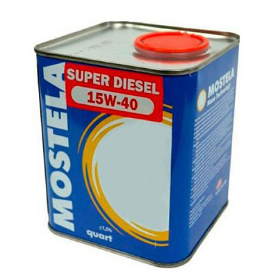 Масло моторное Mostela 15W-40 CF-4/SG Super Diesel 0.95 л