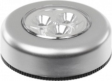 Ліхтарик круглий UP! (Underprice) Push Light LP-6803 3 шт. в упаковці срібний 